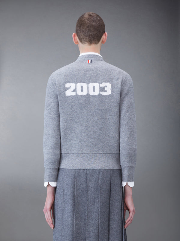 CASHMERE PIQUE 2003 V-NECK CARDIGAN