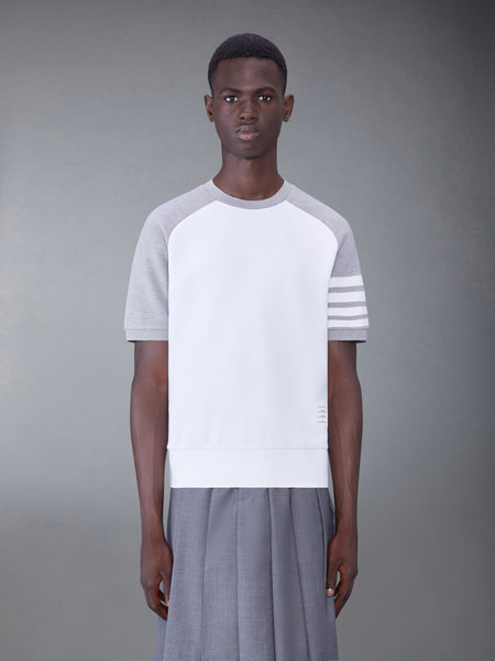 SADDLE SHORT SLEEVE 4-BAR SWEATSHIRT
