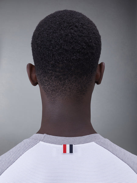 SADDLE SHORT SLEEVE 4-BAR SWEATSHIRT
