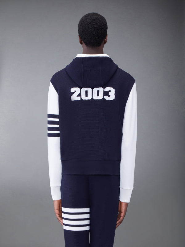 CASHMERE WAFFLE 2003 4-BAR HOODIE
