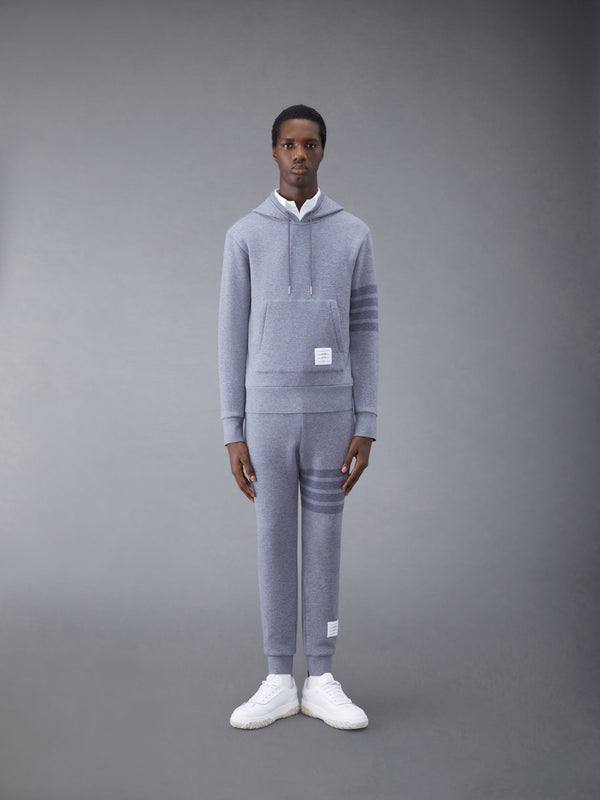 Wool Loopback 4-Bar Funnel Neck Pullover - image 3