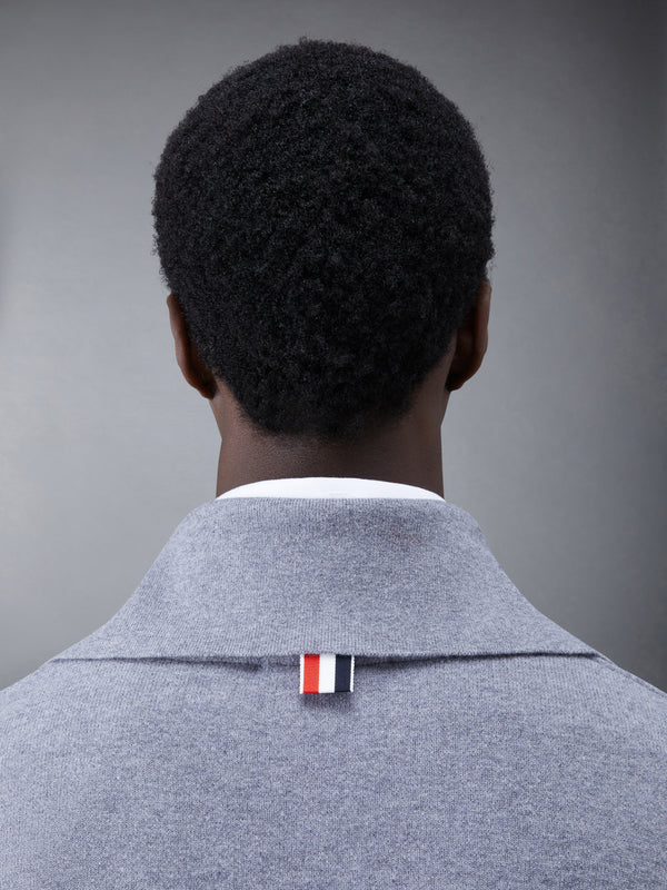 Wool Loopback 4-Bar Funnel Neck Pullover - image 4