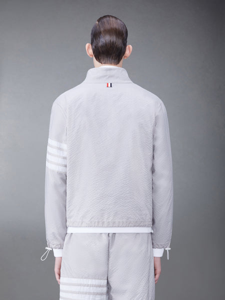 ULTRALIGHT RIPSTOP 4-BAR FUNNEL NECK JACKET LT GREY