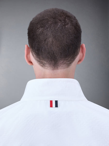 ULTRALIGHT RIPSTOP 4-BAR FUNNEL NECK JACKET WHITE