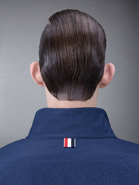 ULTRALIGHT RIPSTOP 4-BAR FUNNEL NECK JACKET NAVY