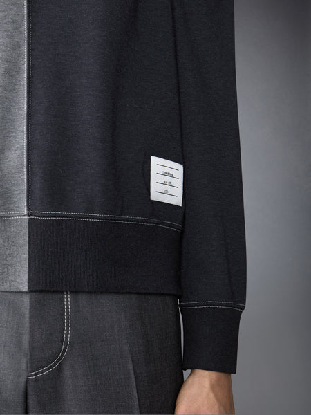 FUNMIX COTTON MILANO CONTRAST STITCH CREW NECK SWEATSHIRT FUN MIX