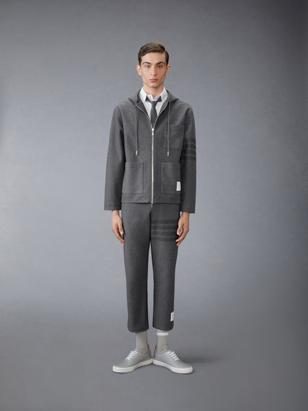 DOUBLE FACE TECH 4-BAR JACKET MED GREY