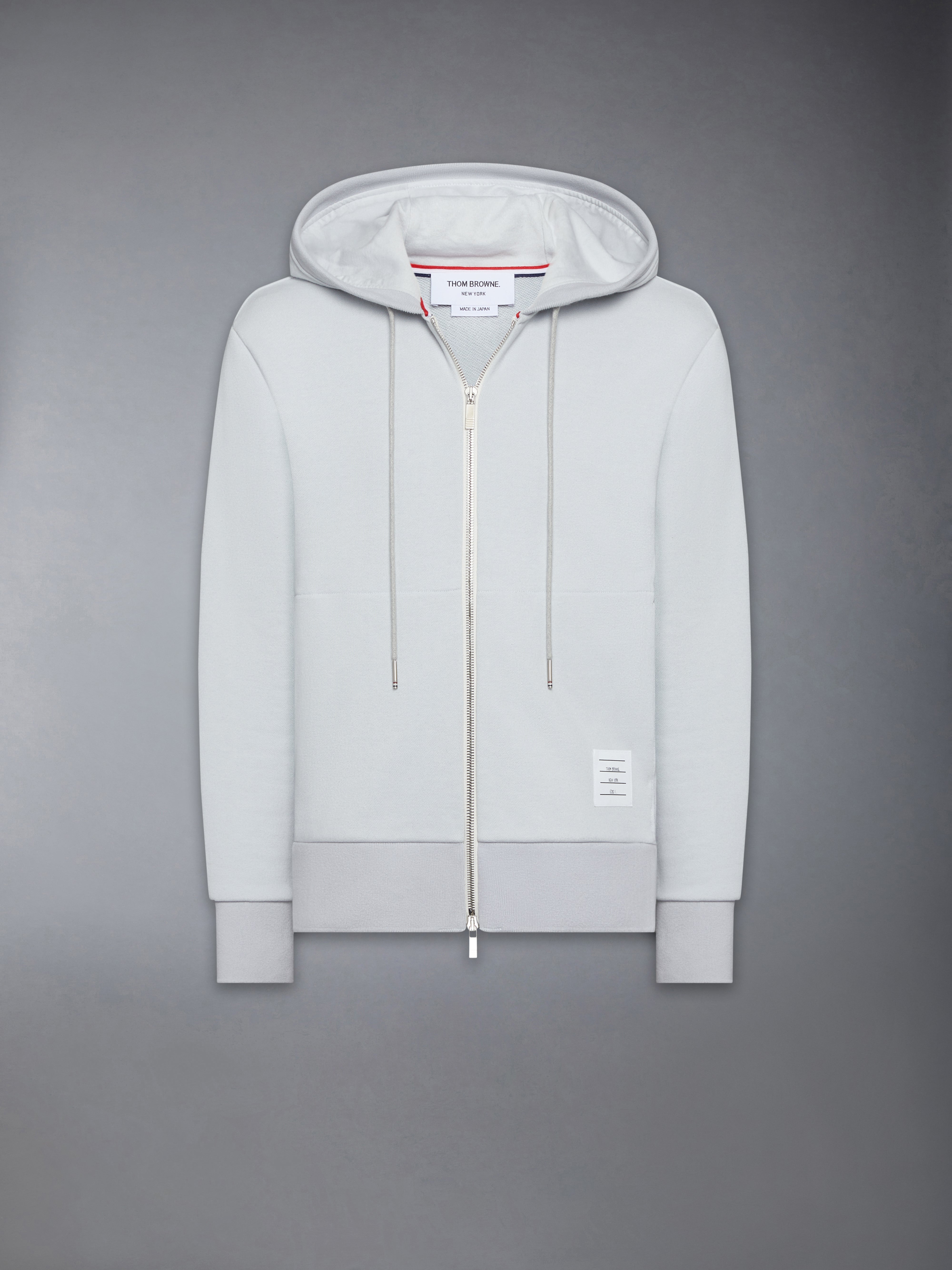 Loopback Jersey 4-Bar Zip Up Hoodie | Thom Browne