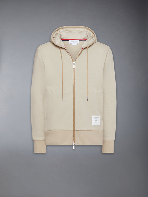 LOOPBACK JERSEY 4-BAR ZIP UP HOODIE - featured image