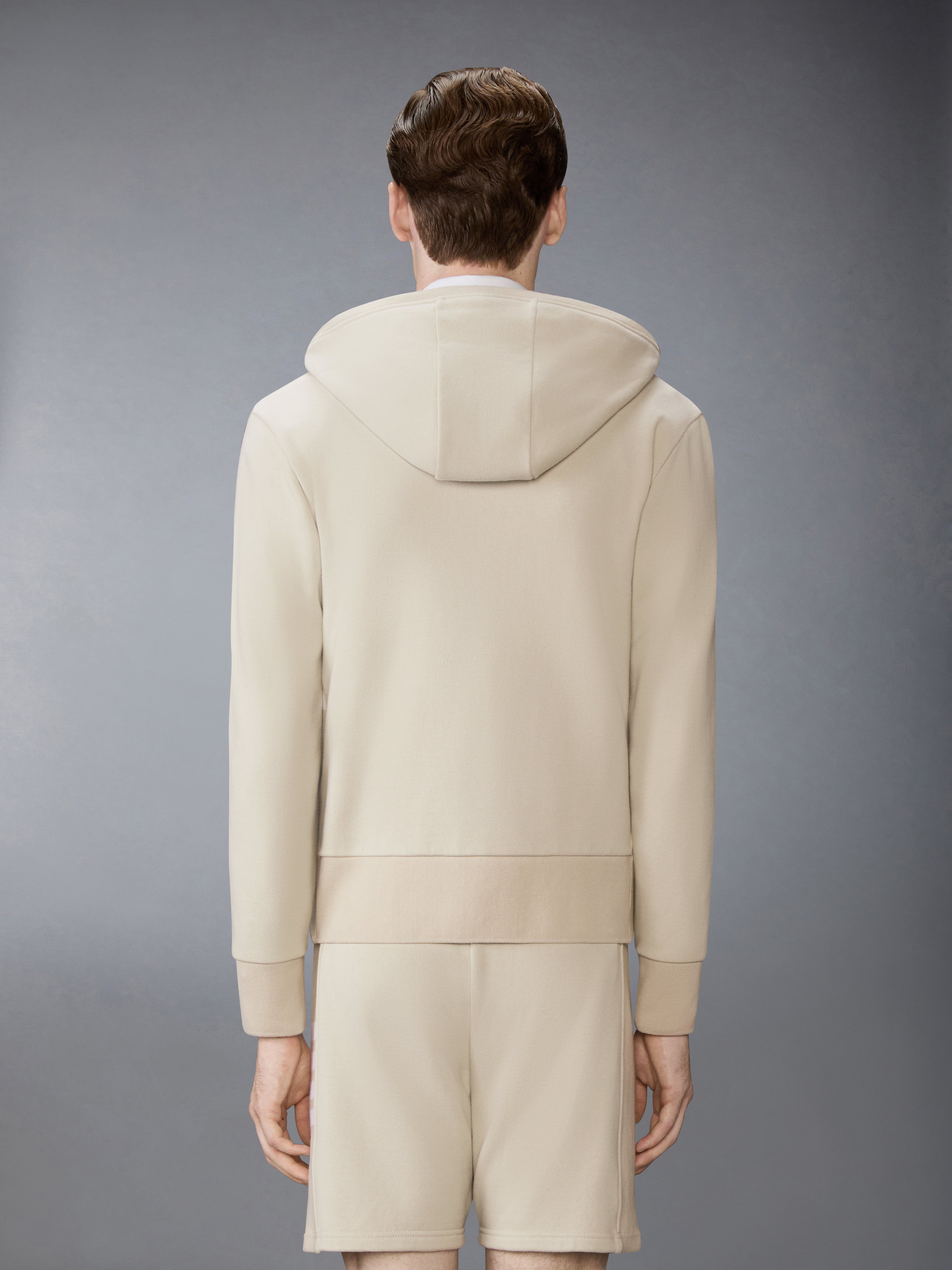 Loopback Jersey 4-Bar Zip Up Hoodie | Thom Browne