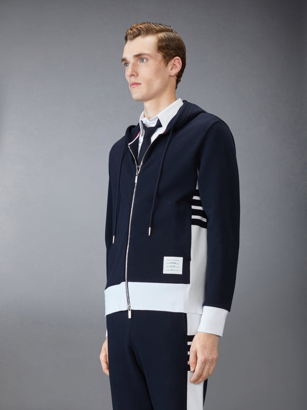 CLASSIC 4-BAR JERSEY ZIP UP HOODIE - image 4