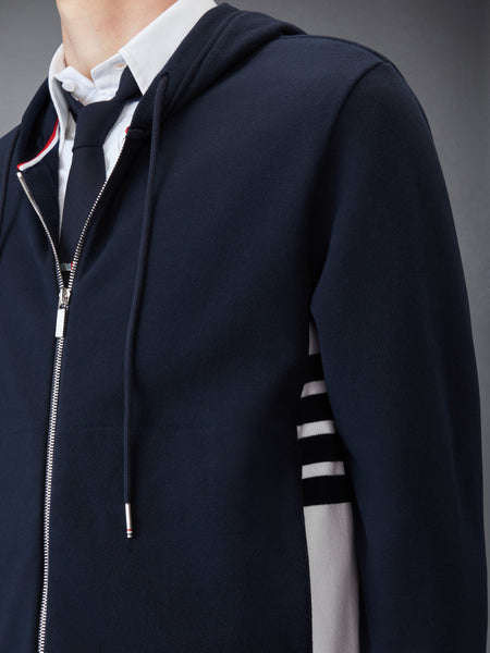 CLASSIC 4-BAR JERSEY ZIP UP HOODIE