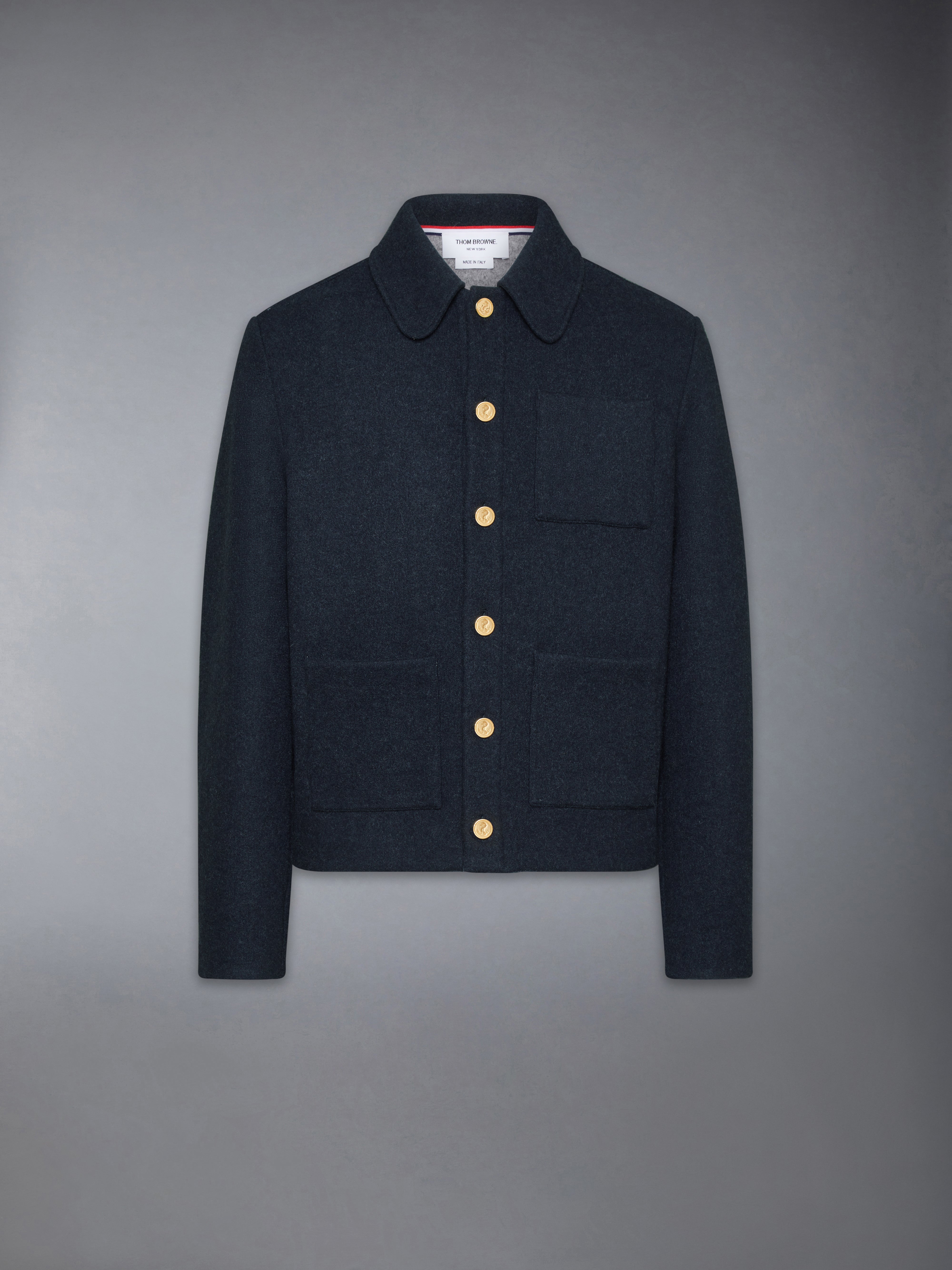 ジャケット THOM BROWNE WOMENS DOUBLE-BREASTED JACKET 19423125_43332652_600.jpg
