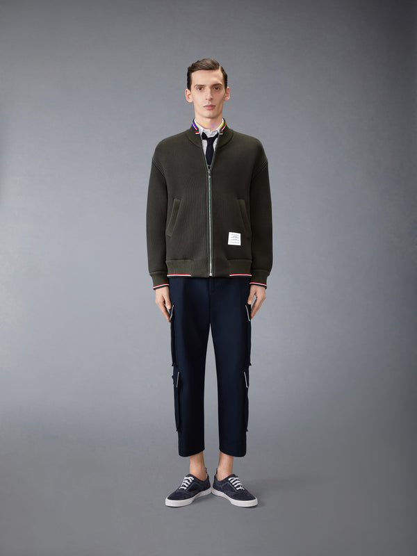 LOOPBACK OVERSIZED RWB STRIPE JACKET - image 3