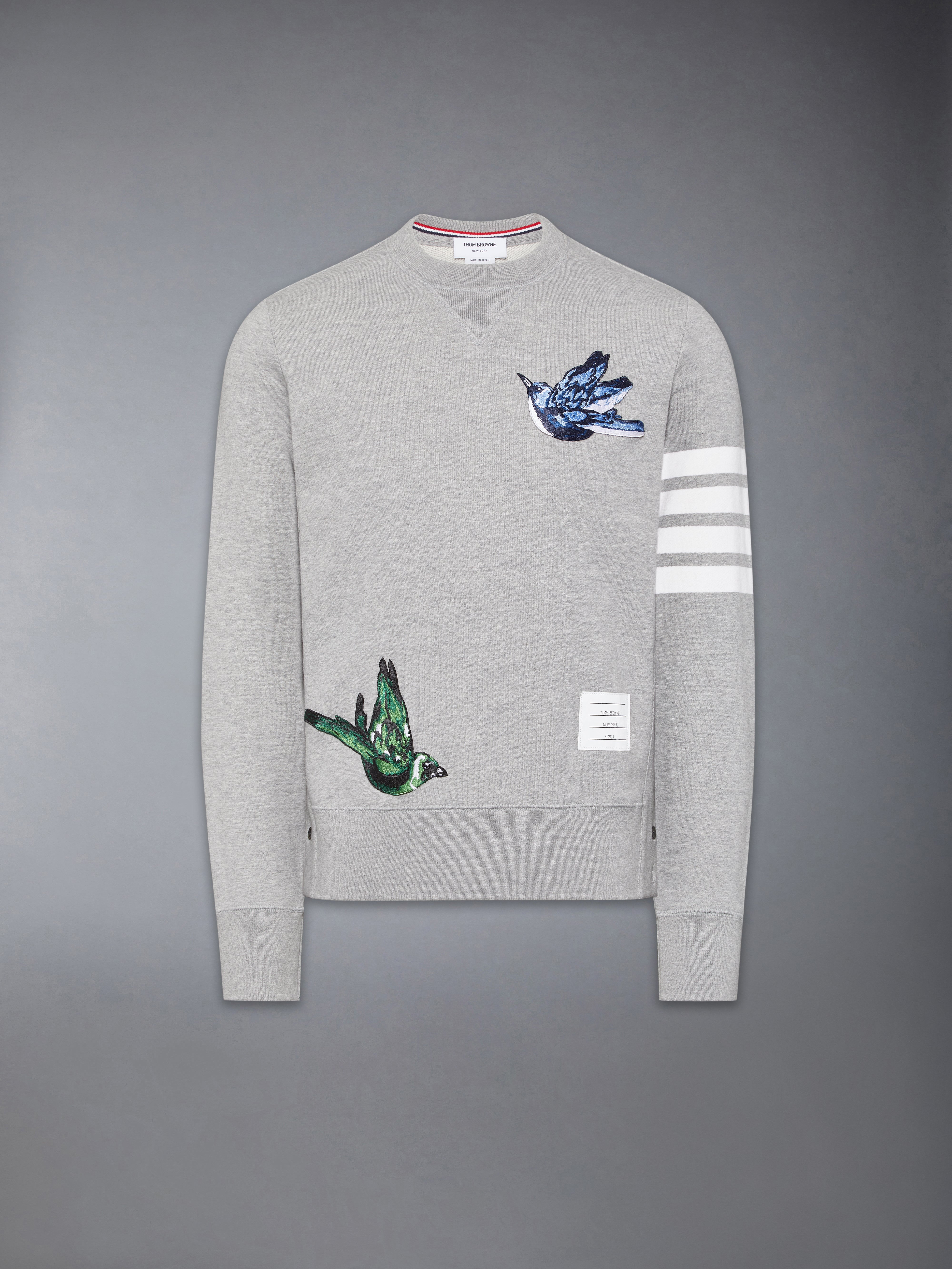 Thom Browne｜SWEATSHIRTS (MJT021H 00535 068) Classic Loopback 4 Bar Sweatshirt | Thom Browne