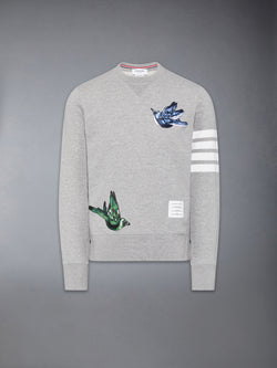 LOOPBACK BIRD PATCHES 4-BAR SWEATSHIRT