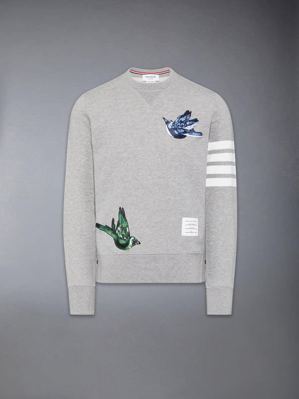 LOOPBACK BIRD PATCHES 4-BAR SWEATSHIRT - featured image