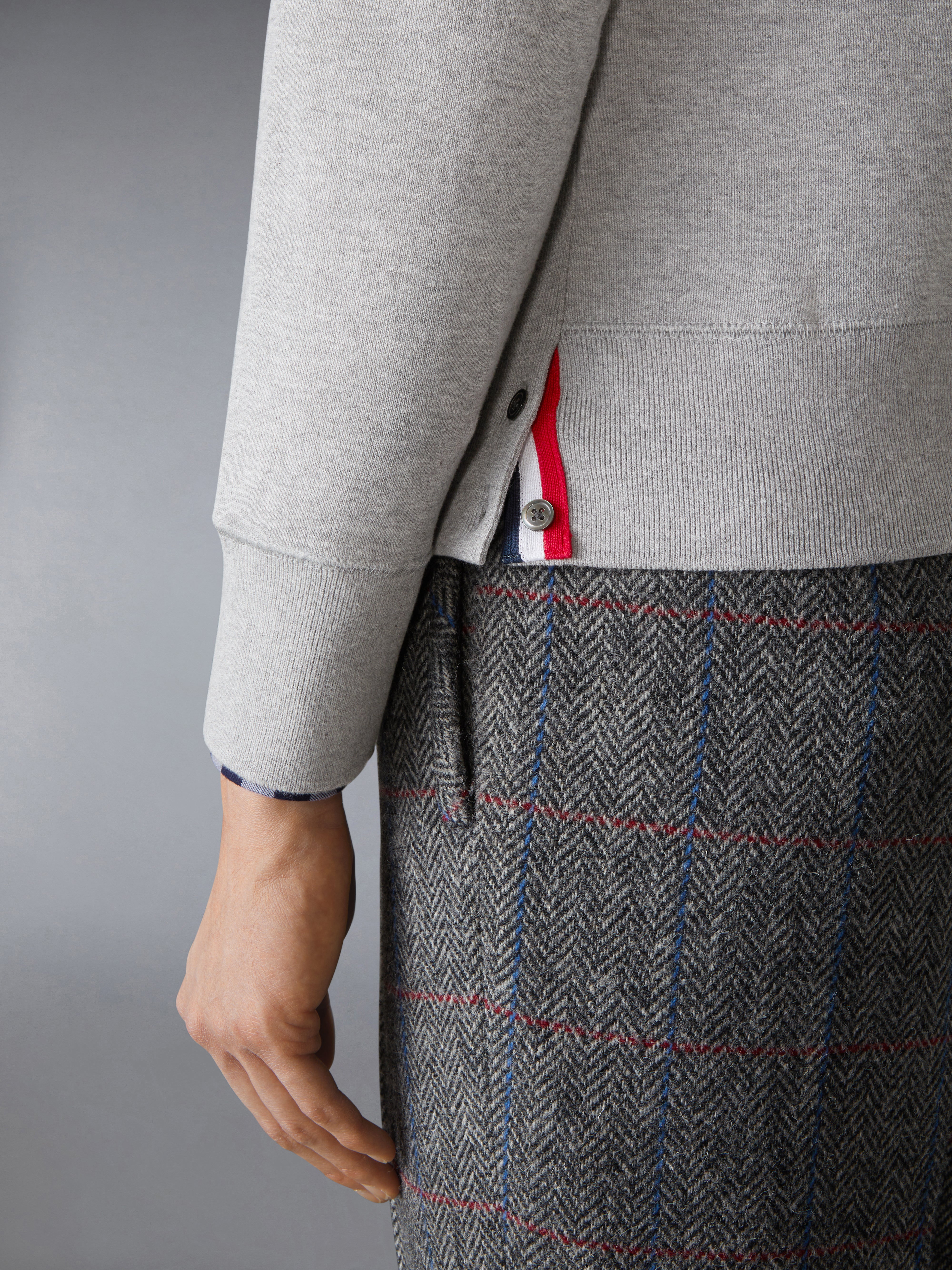 【THOM BROWNE】Logo Detail Bermuda Sweatshirt/全国送料込み Classic Loopback 4 Bar Sweatshirt | Thom Browne