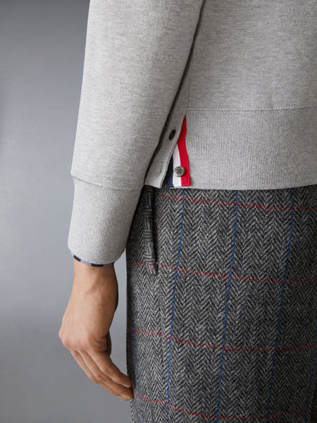 LOOPBACK BIRD PATCHES 4-BAR SWEATSHIRT
