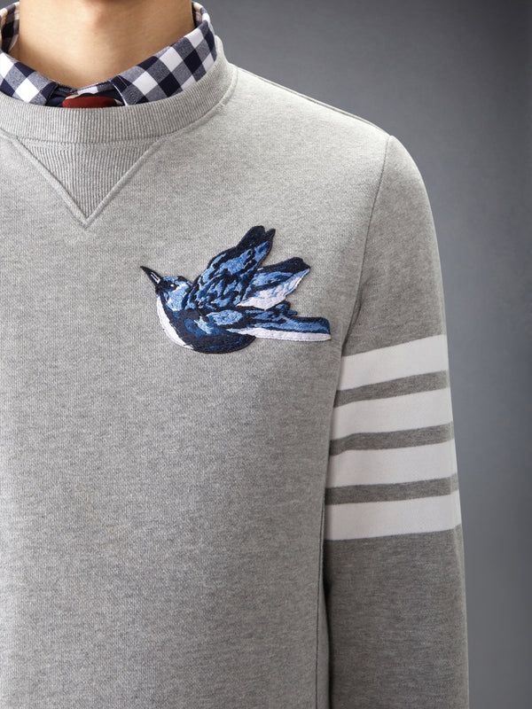 LOOPBACK BIRD PATCHES 4-BAR SWEATSHIRT - image 6