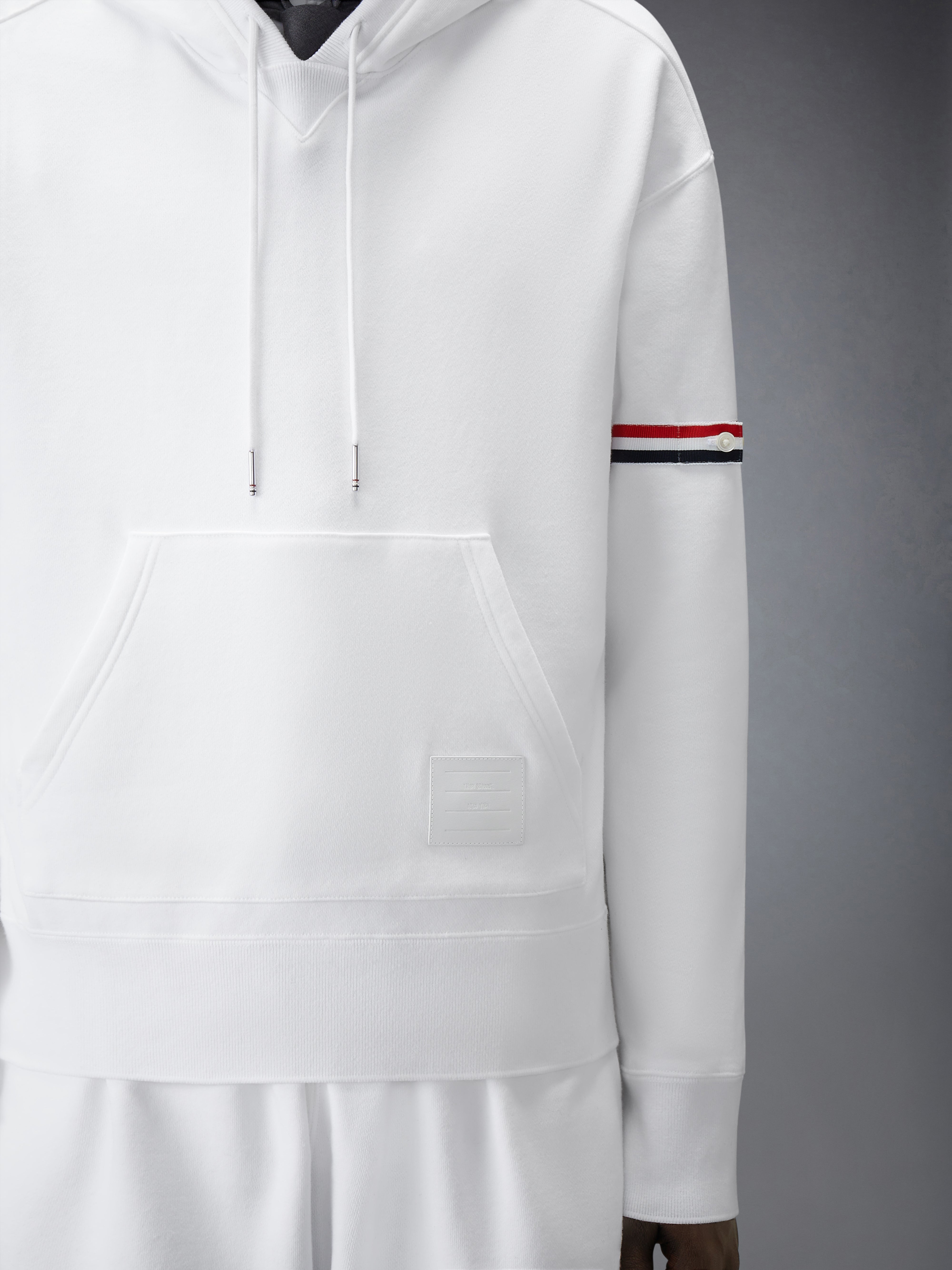 Loopback Jersey Armband Oversized Hoodie | Thom Browne