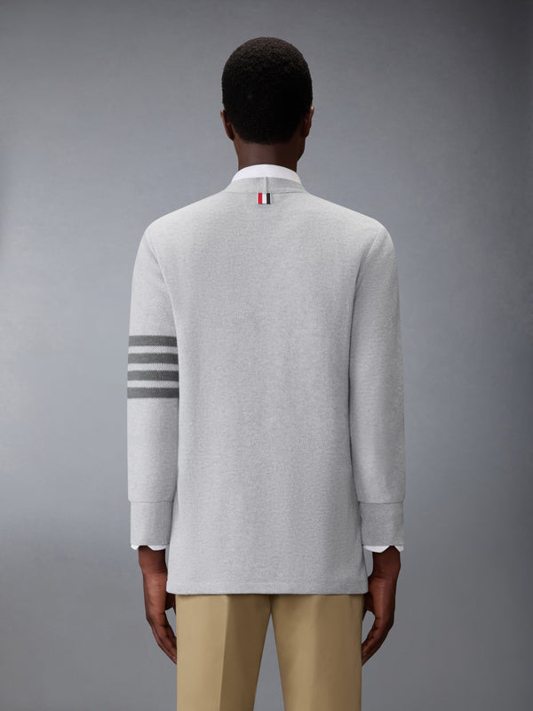 TEXTURED PIQUE 4-BAR CARDIGAN - image 2
