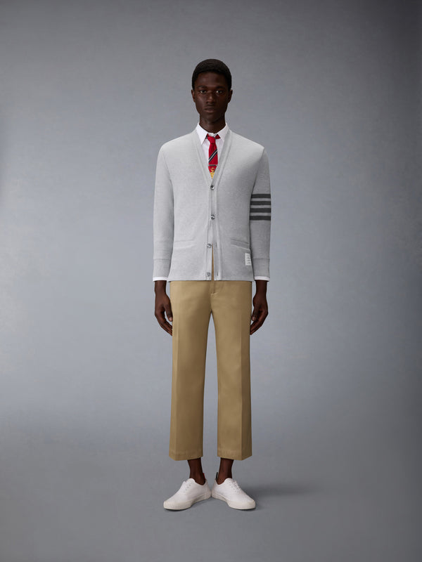 TEXTURED PIQUE 4-BAR CARDIGAN - image 3