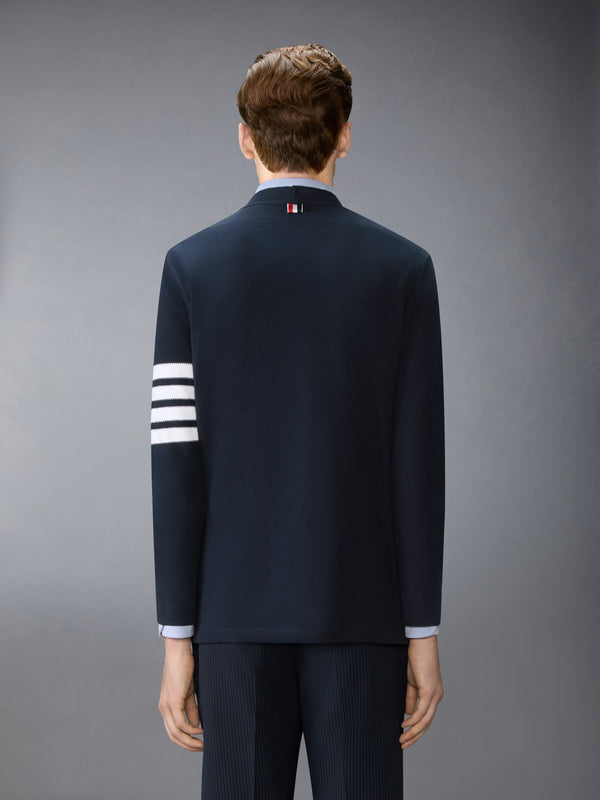 TEXTURED PIQUE 4-BAR CARDIGAN - image 2