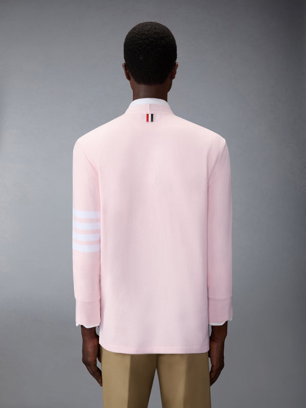 톰브라운 텍스처드 피케 4-바 카디건 MJT554A-J0248-680