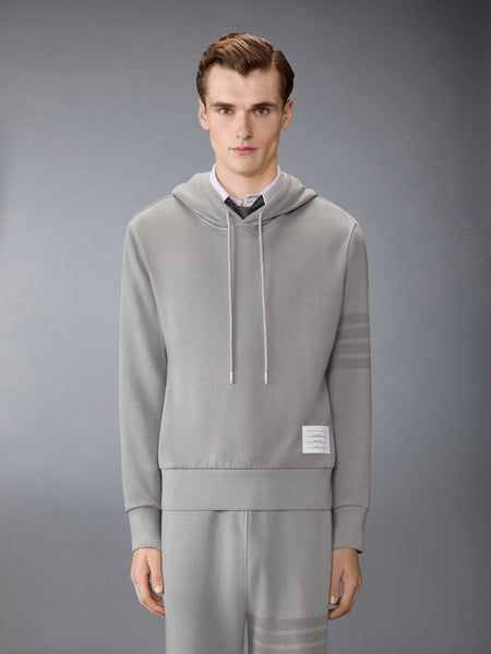 SOLID LOOPBACK 4-BAR HOODIE LT GREY