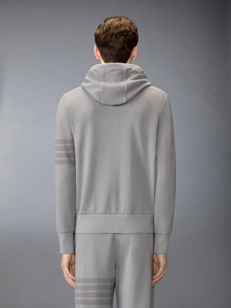 SOLID LOOPBACK 4-BAR HOODIE LT GREY