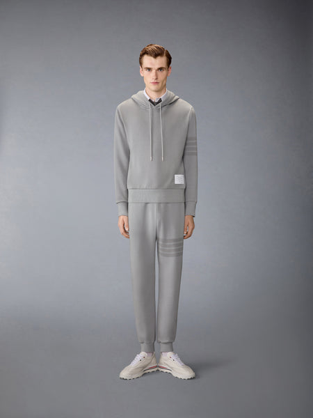 SOLID LOOPBACK 4-BAR HOODIE LT GREY