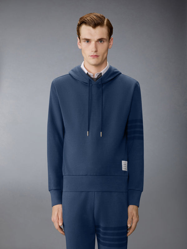 SOLID LOOPBACK 4-BAR HOODIE - image 1