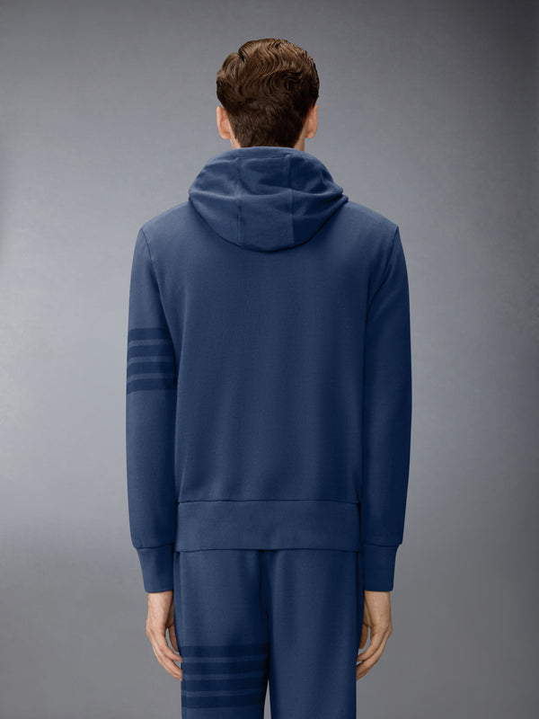 SOLID LOOPBACK 4-BAR HOODIE - image 2