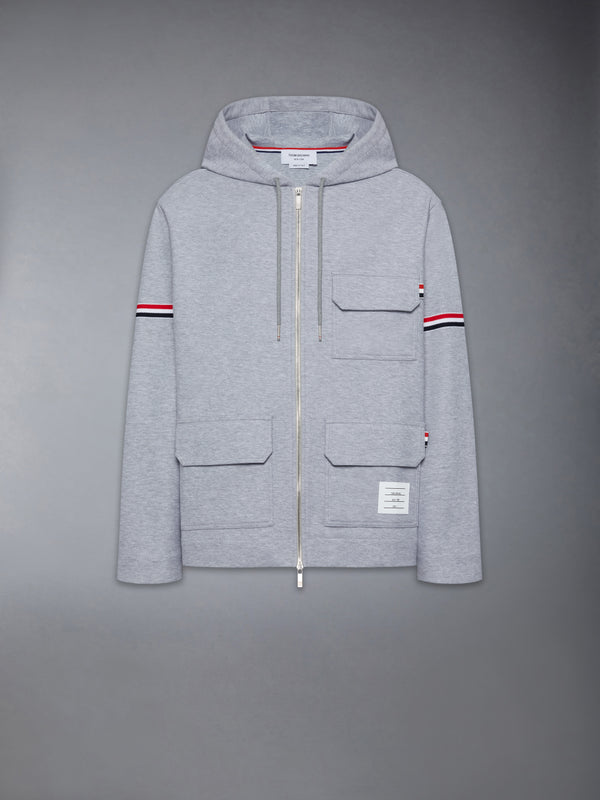 DOUBLE FACE TECH TWILL OVERSIZED ARMBAND PARKA - featured image