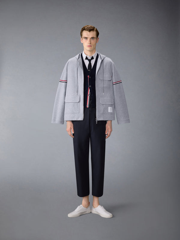 DOUBLE FACE TECH TWILL OVERSIZED ARMBAND PARKA - image 4