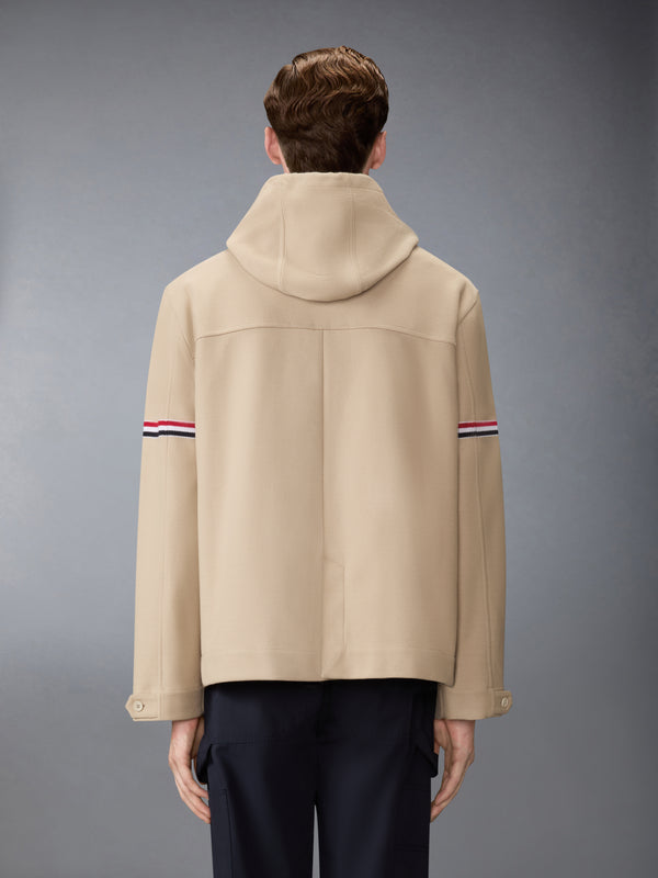 DOUBLE FACE TECH TWILL OVERSIZED ARMBAND PARKA - image 3