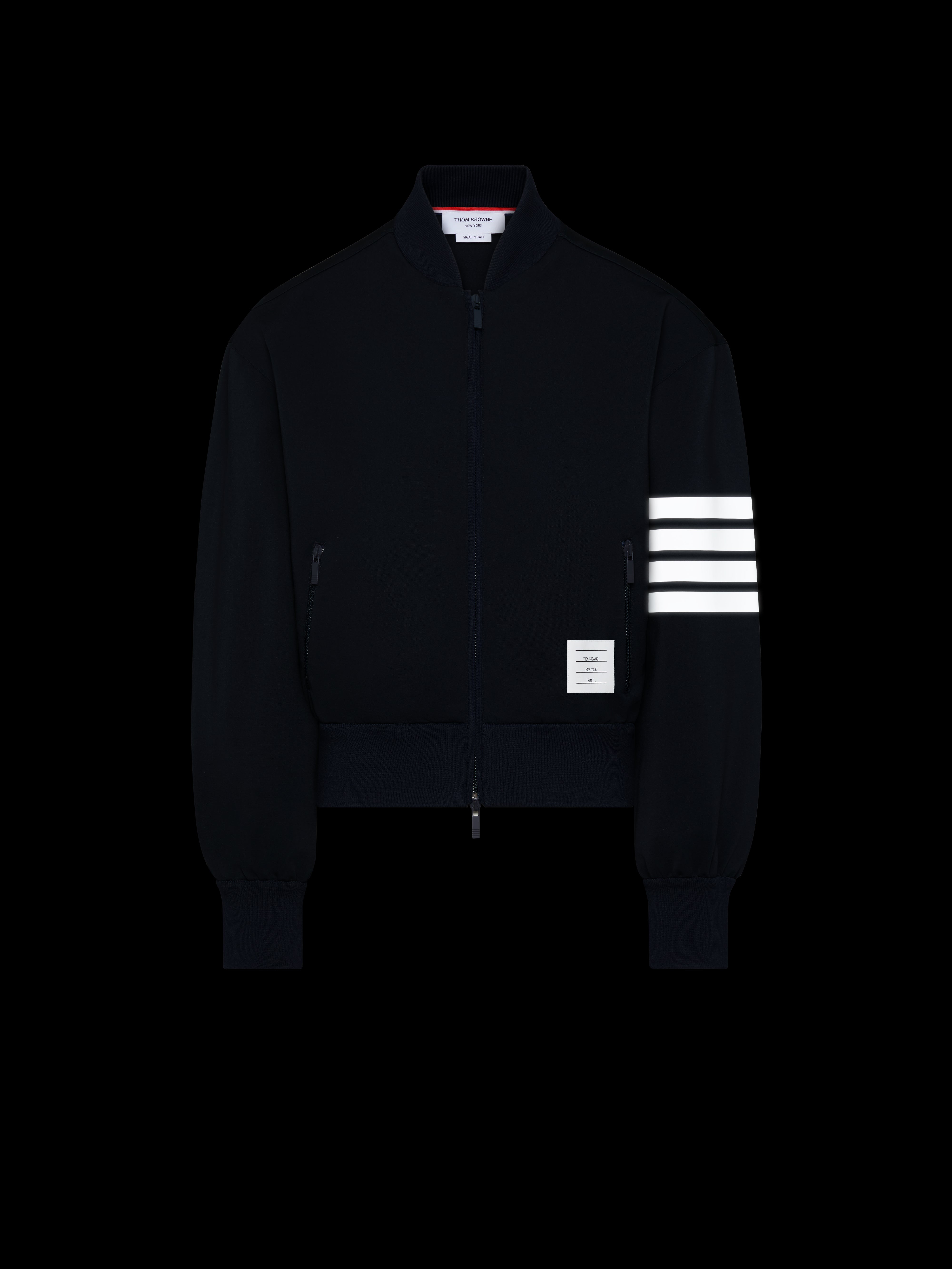 3M Reflective 4-Bar Tech Bomber | Thom Browne