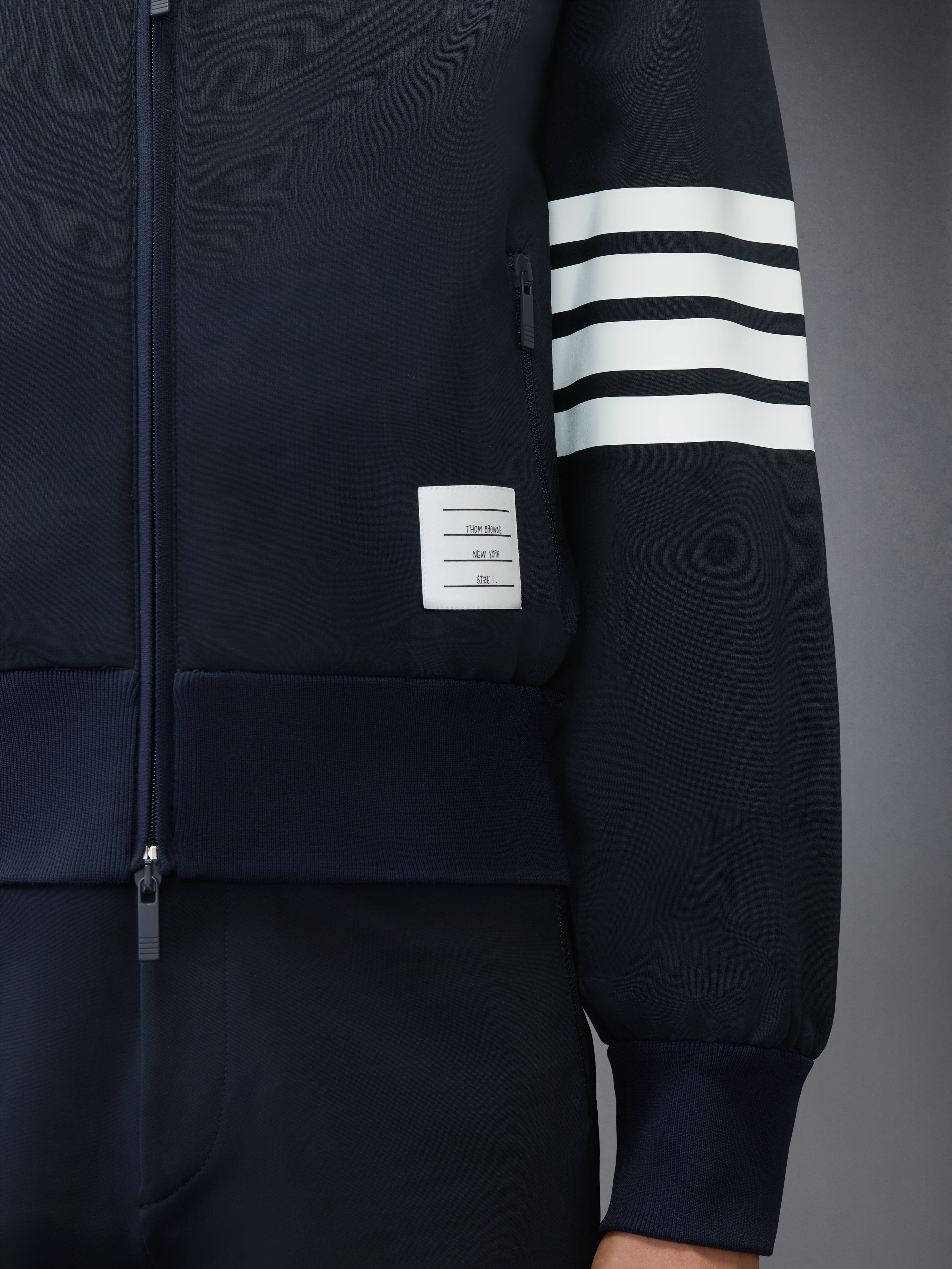 3M Reflective 4-Bar Tech Bomber | Thom Browne