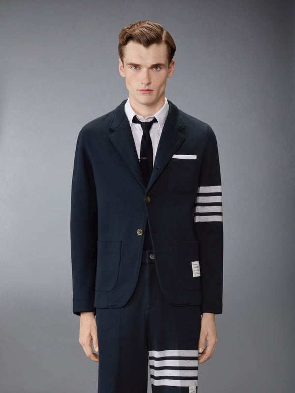 DOUBLE FACE KNIT 4-BAR SACK JACKET - image 1