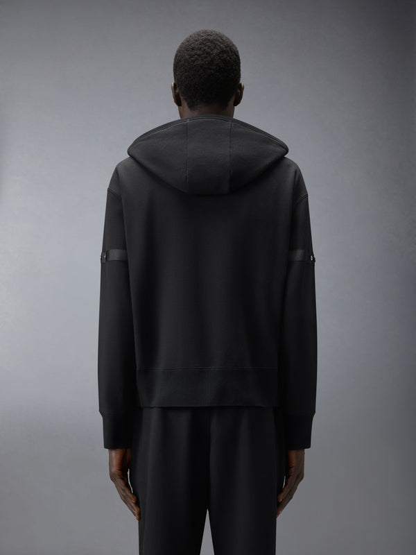 LOOPBACK JERSEY ARMBAND RELAXED ZIP UP HOODIE - image 3