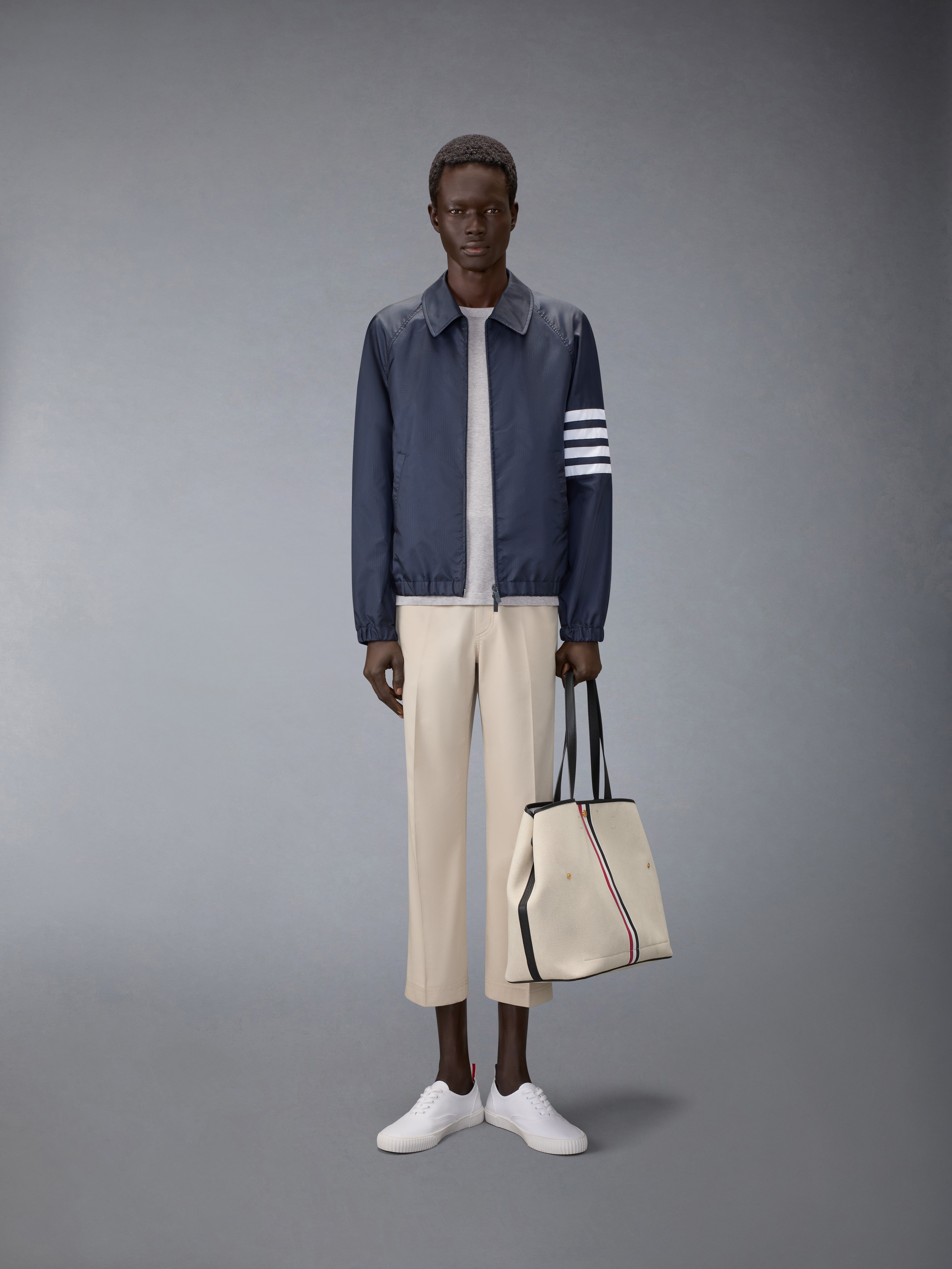 Jersey Ottoman 4-Bar Tee | Thom Browne