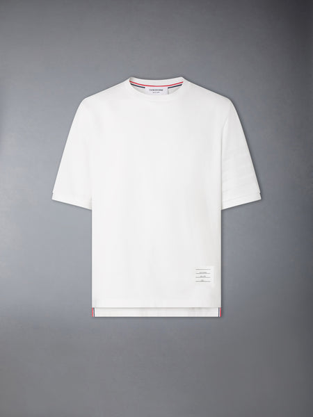 JERSEY OTTOMAN 4-BAR TEE WHITE