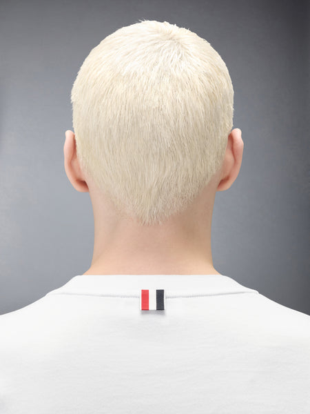JERSEY OTTOMAN 4-BAR TEE WHITE