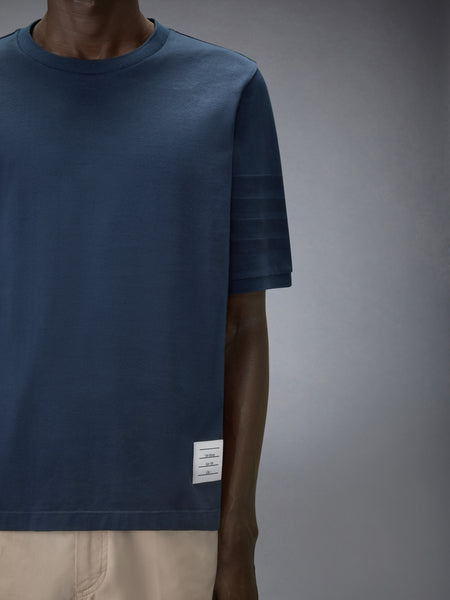 JERSEY OTTOMAN 4-BAR TEE NAVY