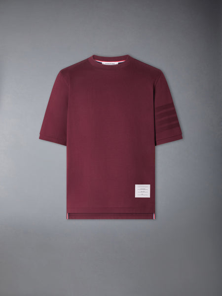JERSEY OTTOMAN 4-BAR TEE BURGUNDY