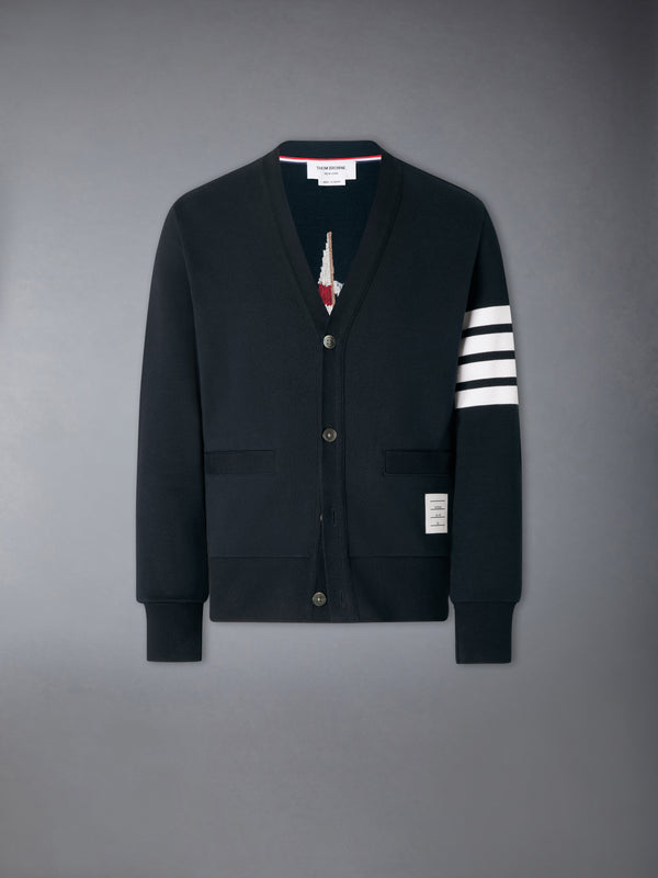 LOOPBACK 4-BAR BOAT EMBROIDERY CARDIGAN - featured image
