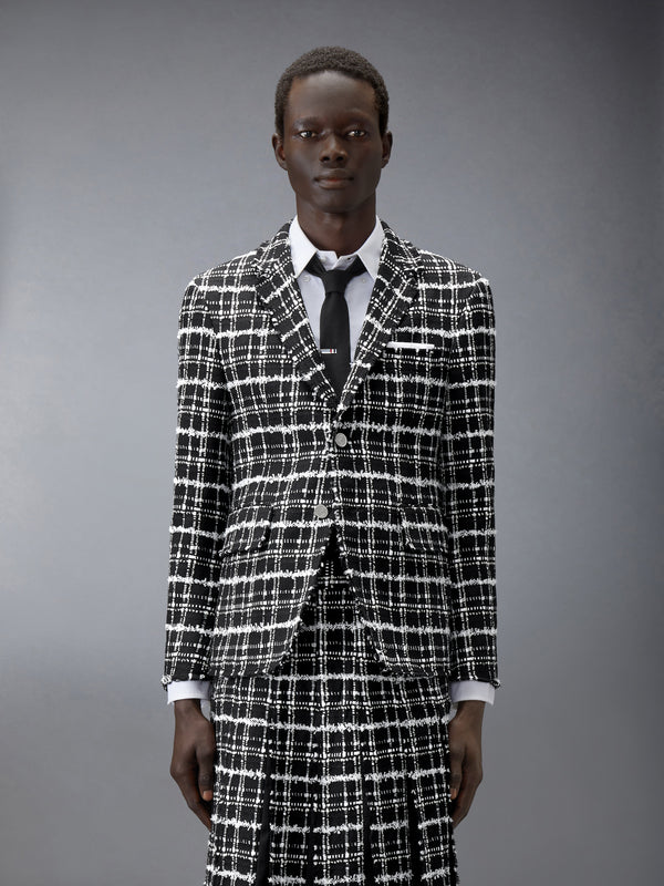 RIBBON TWEED SPORTCOAT WITH FRAY EDGE - image 2