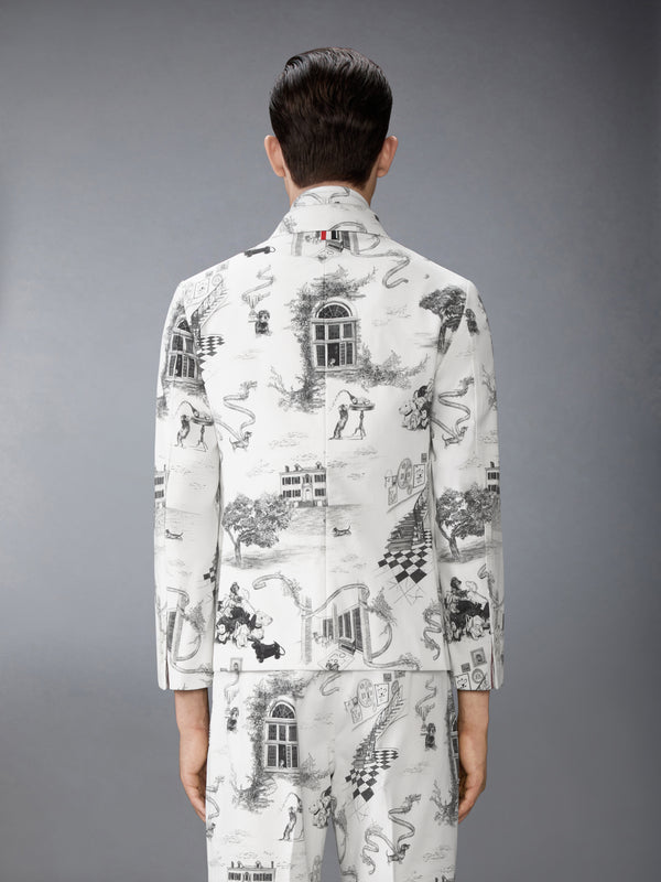 CANVAS HECTOR TOILE CUTAWAY JACKET - image 2