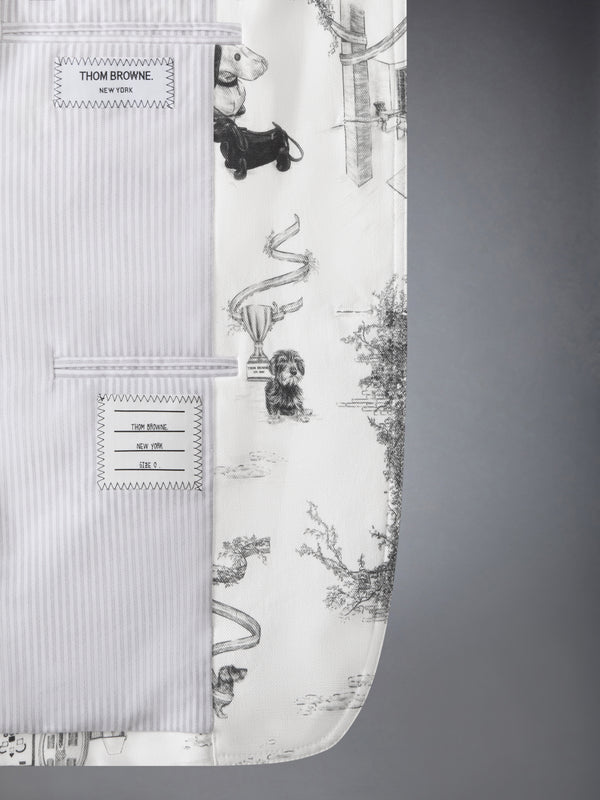CANVAS HECTOR TOILE CUTAWAY JACKET - image 4